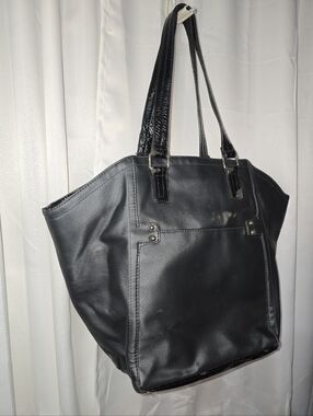 Black Women's Tote  Shoulder Bag -
